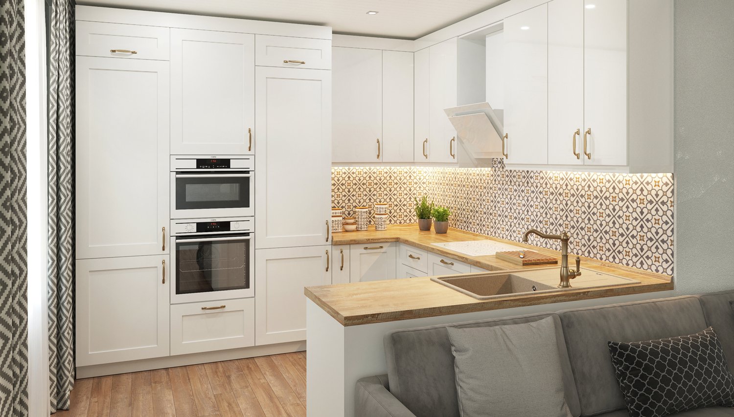 Кухня Скандинавский стиль 05