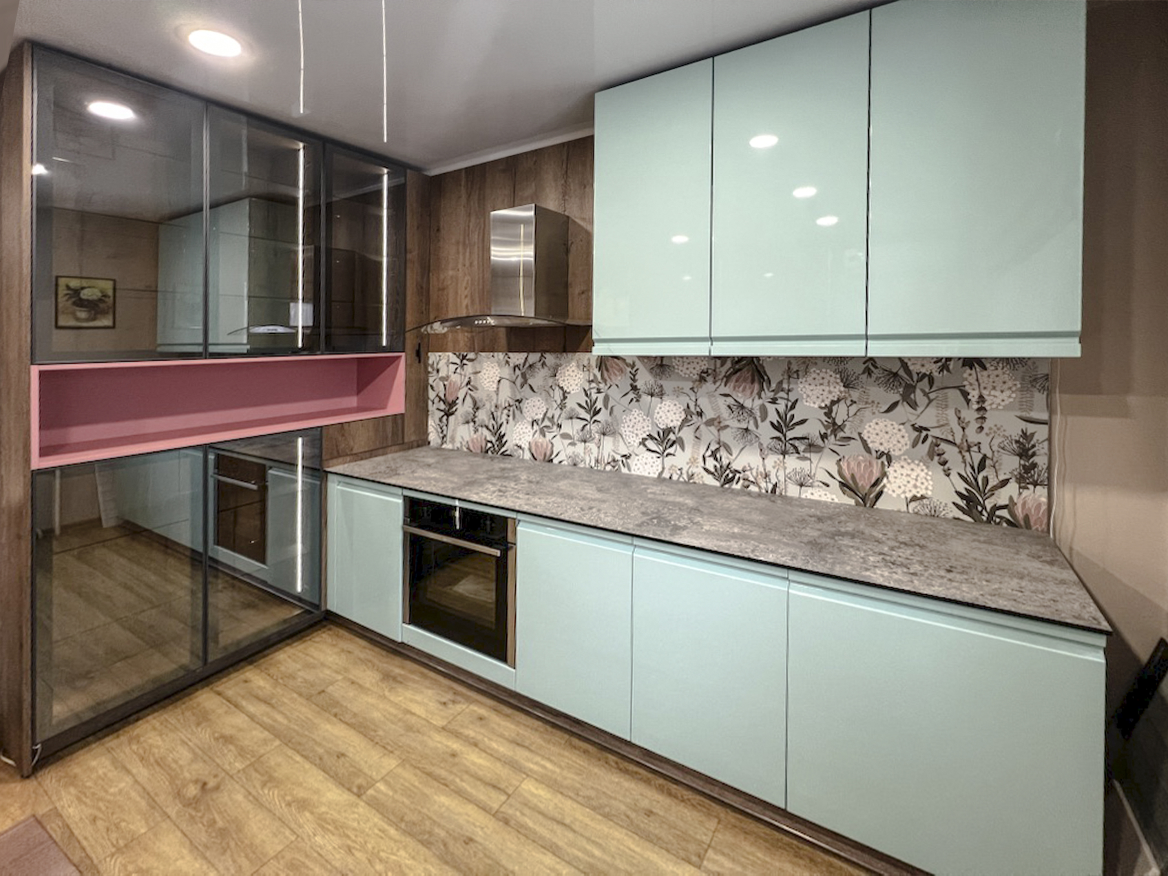 Кухня Р-03 Глянцевая кухня